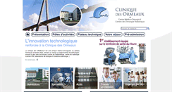 Desktop Screenshot of ormeaux.com